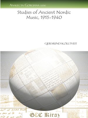 cover image of Studies of Ancient Nordic Music, 1915–1940